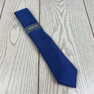 573 - Michael Kors Marbury Neat Tie Indigo 401 2MKC24-1002 Silk Blend $69.50